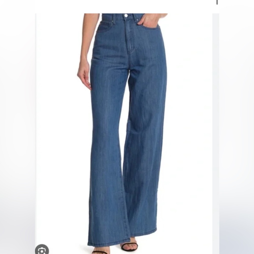 WeWoreWhat High Waisted Wide Leg Jean